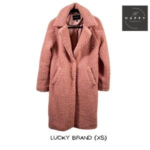 Lucky Brand Pink Teddy Coat (XS)
